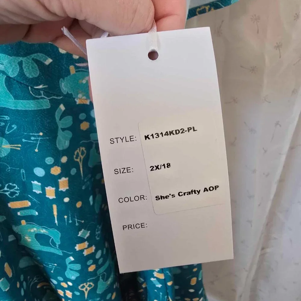 NWT Unique Vintage Sewing Fit & Flare Dress - Picture 5 of 6